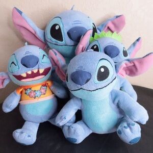 Stitch Plush Toy Set - Blue and Pink
